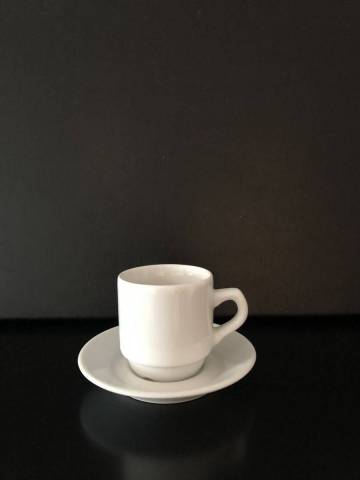 Tasse à café + sous tasse